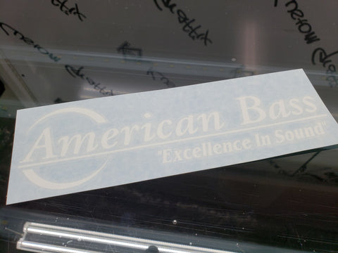 American Bass Decal