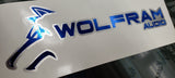 Wolfram Audio 2 color Decal