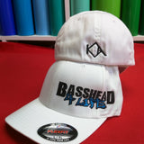 Basshead 4 Life - White Flexfit Hat
